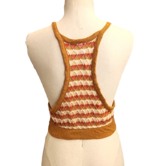 Womens Intimately Free People cropped sheer tank top size Medium. - Picture 2 of 14